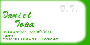 daniel topa business card